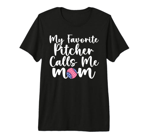 Baseball Mom Patriotic My Favorite T-Shirt - Fun Novelty Design for Adults - T-Shirt, Sweatshirt, Hoodie