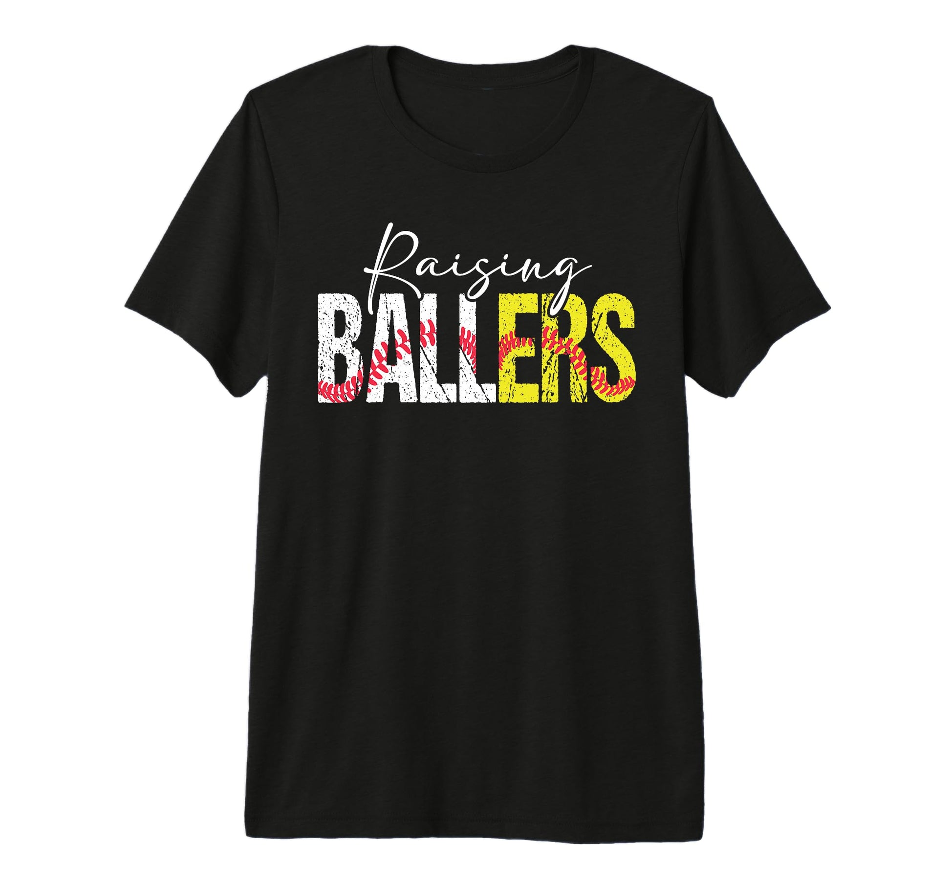 Baseball Player Raising Ballers Game T-Shirt - Fun Novelty Design Unisex - T-Shirt, Sweatshirt, Hoodie