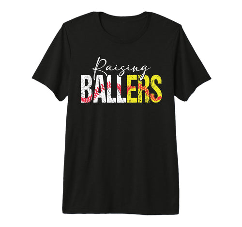 Baseball Player Raising Ballers Game T-Shirt - Fun Novelty Design Unisex - T-Shirt, Sweatshirt, Hoodie