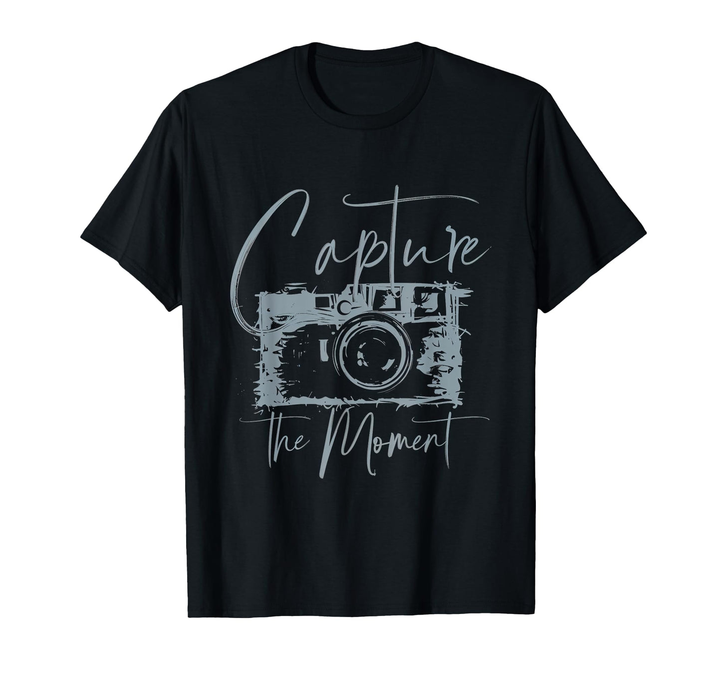 Capture Moment Photography Camera T-Shirt - Fun Novelty Design for Adults - T-Shirt, Sweatshirt, Hoodie