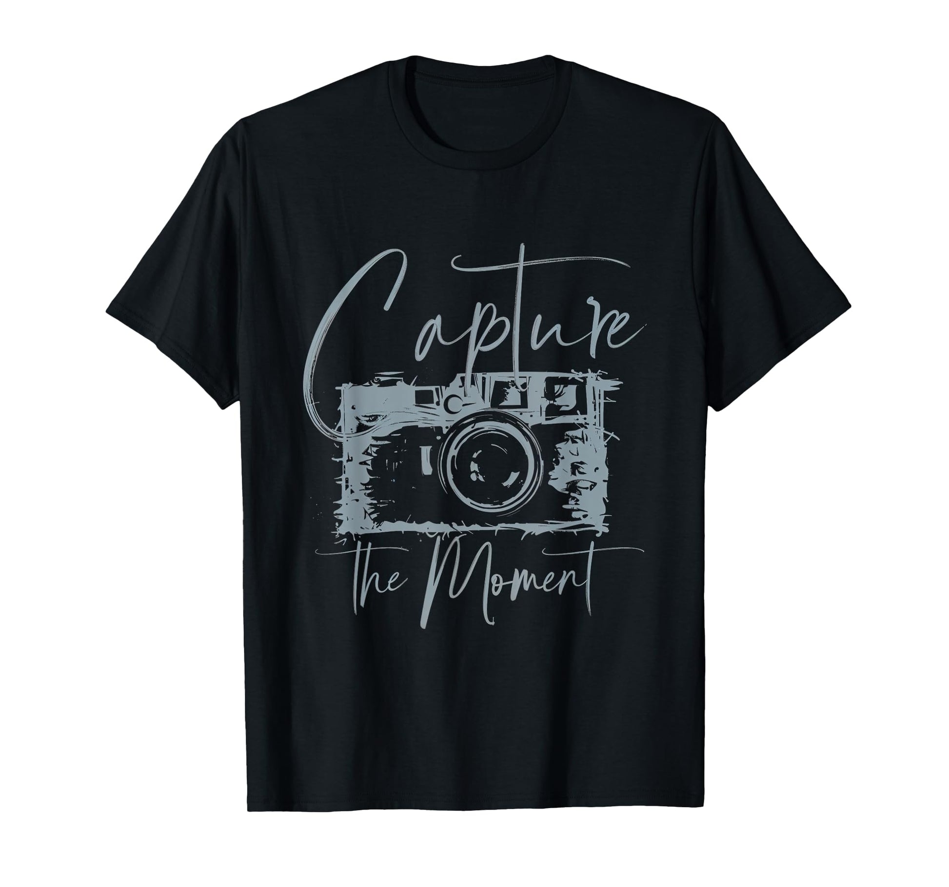 Capture Moment Photography Camera T-Shirt - Fun Novelty Design for Adults - T-Shirt, Sweatshirt, Hoodie