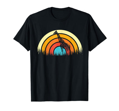 Rainbow Giraffe Giraffe Lover T-Shirt - Custom Art Print Men Women - T-Shirt, Sweatshirt, Hoodie