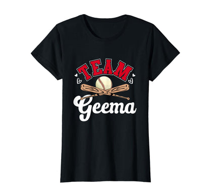 Team Geema Mothers Day Baseball T-Shirt - Custom Art Print for Adults - T-Shirt, Sweatshirt, Hoodie