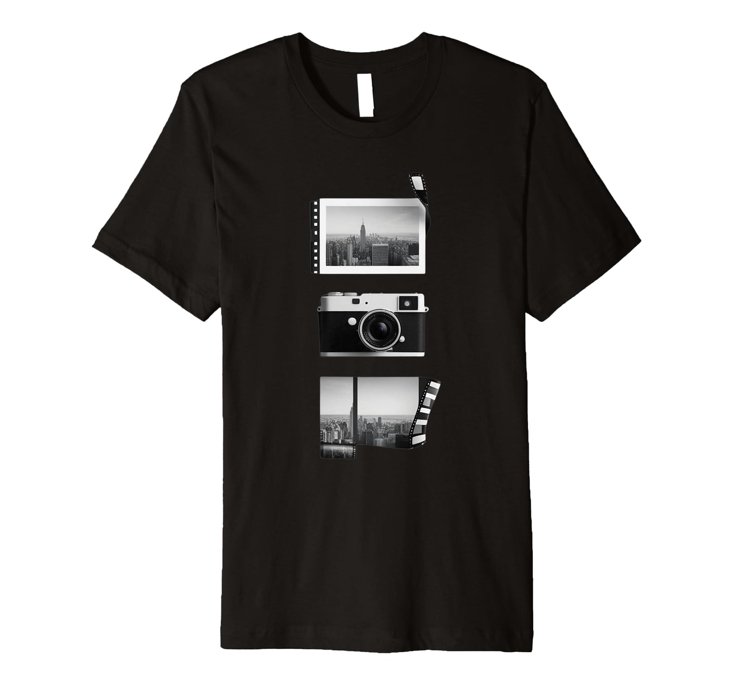 New York City Camera Film Strip T-Shirt - Streetwear Style Unisex - T-Shirt, Sweatshirt, Hoodie