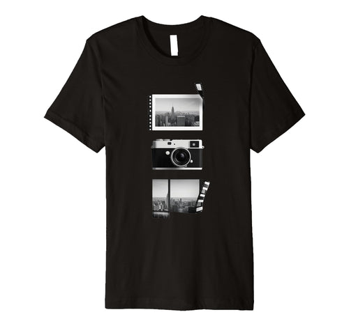 New York City Camera Film Strip T-Shirt - Streetwear Style Unisex - T-Shirt, Sweatshirt, Hoodie