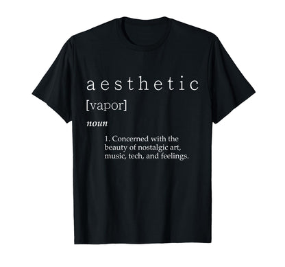 Aesthetic Meme Definition Minimalist T-Shirt - Custom Art Print for Adults - T-Shirt, Sweatshirt, Hoodie