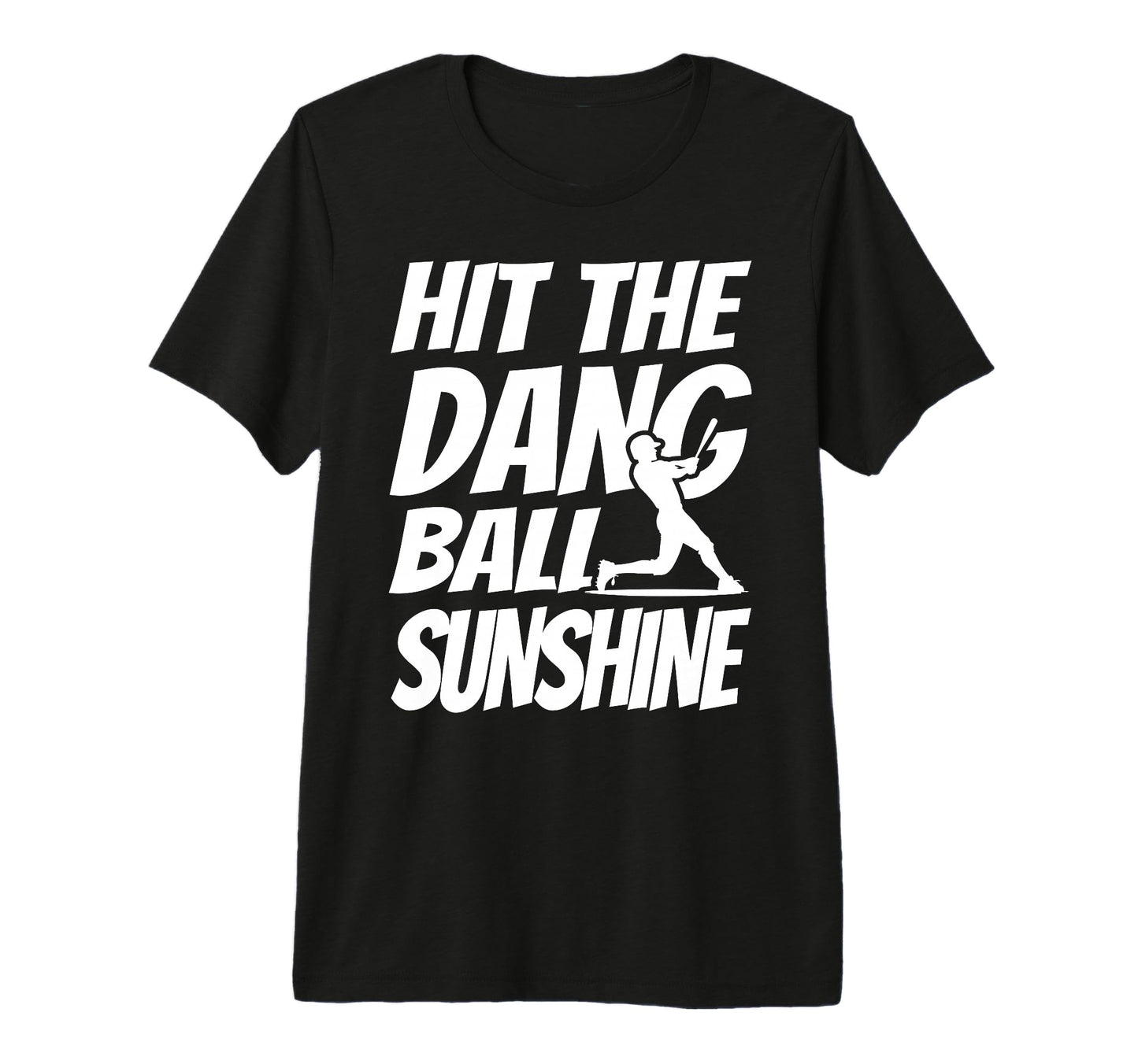 Hit Dang Ball Sunshine Sarcastic Funny T-Shirt - Graphic Print for Adults - T-Shirt, Sweatshirt, Hoodie