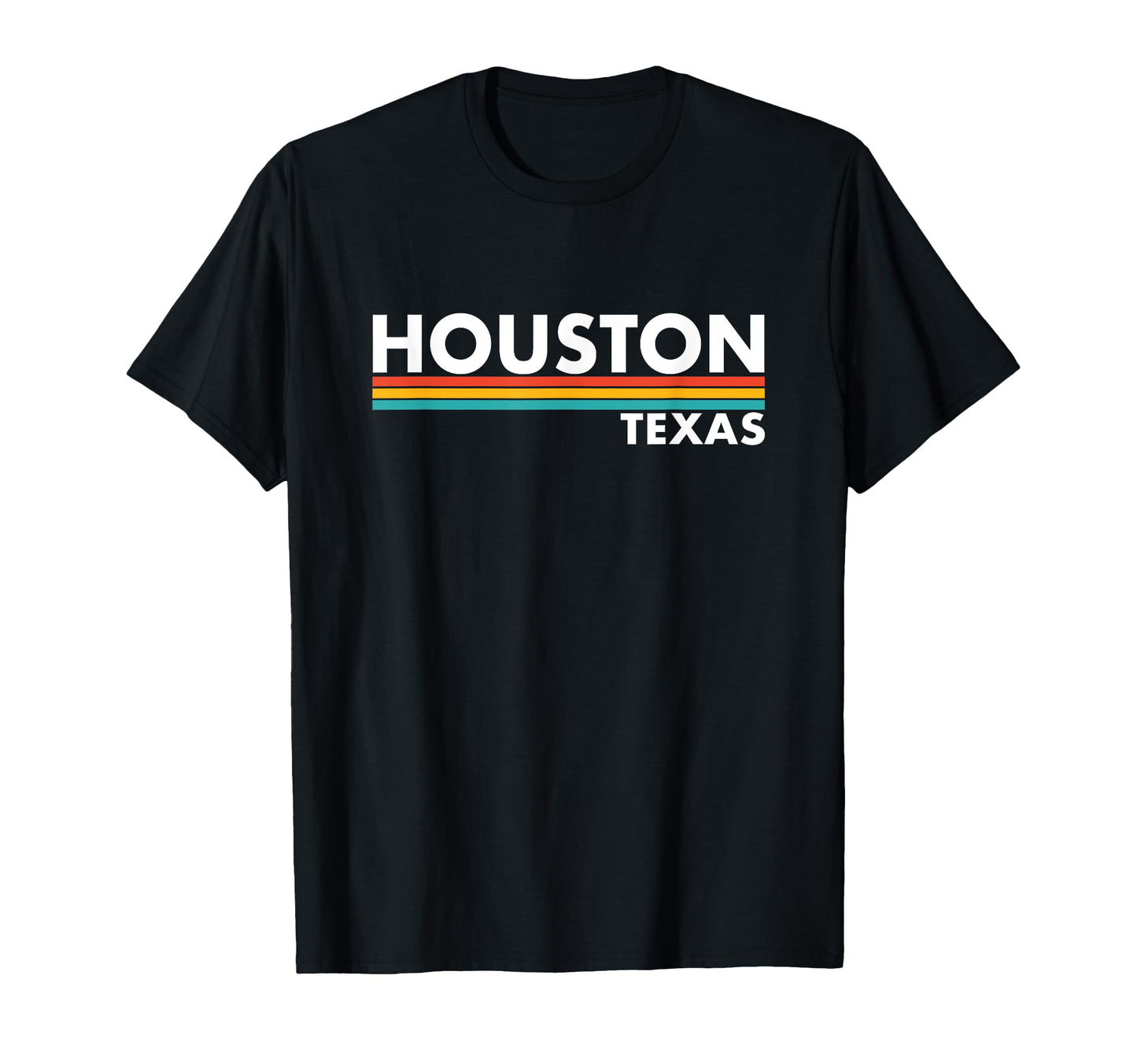 Houston Texas Stripes T-Shirt - Casual Everyday Wear for Adults - T-Shirt, Sweatshirt, Hoodie