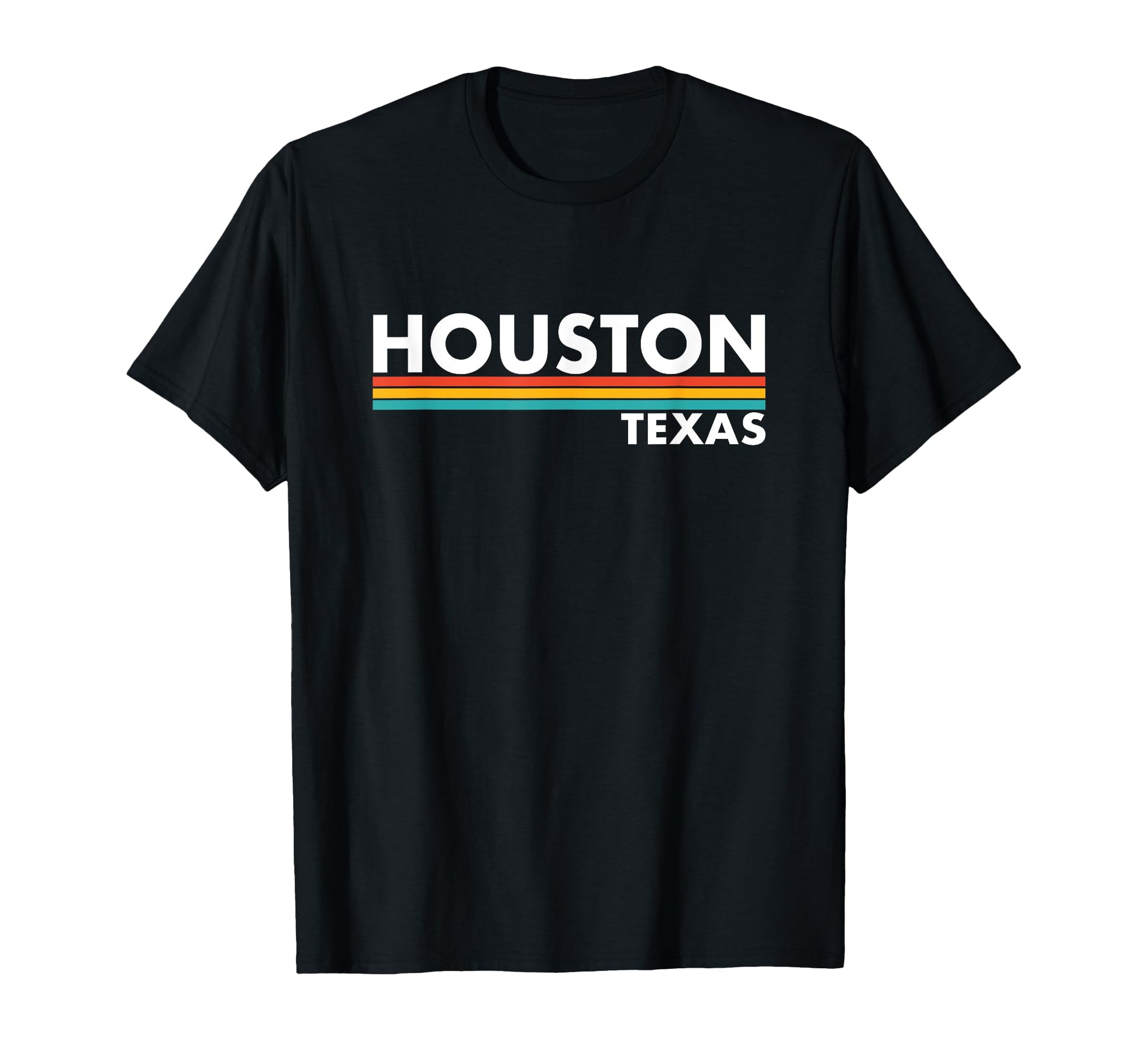 Houston Texas Stripes T-Shirt - Casual Everyday Wear for Adults - T-Shirt, Sweatshirt, Hoodie