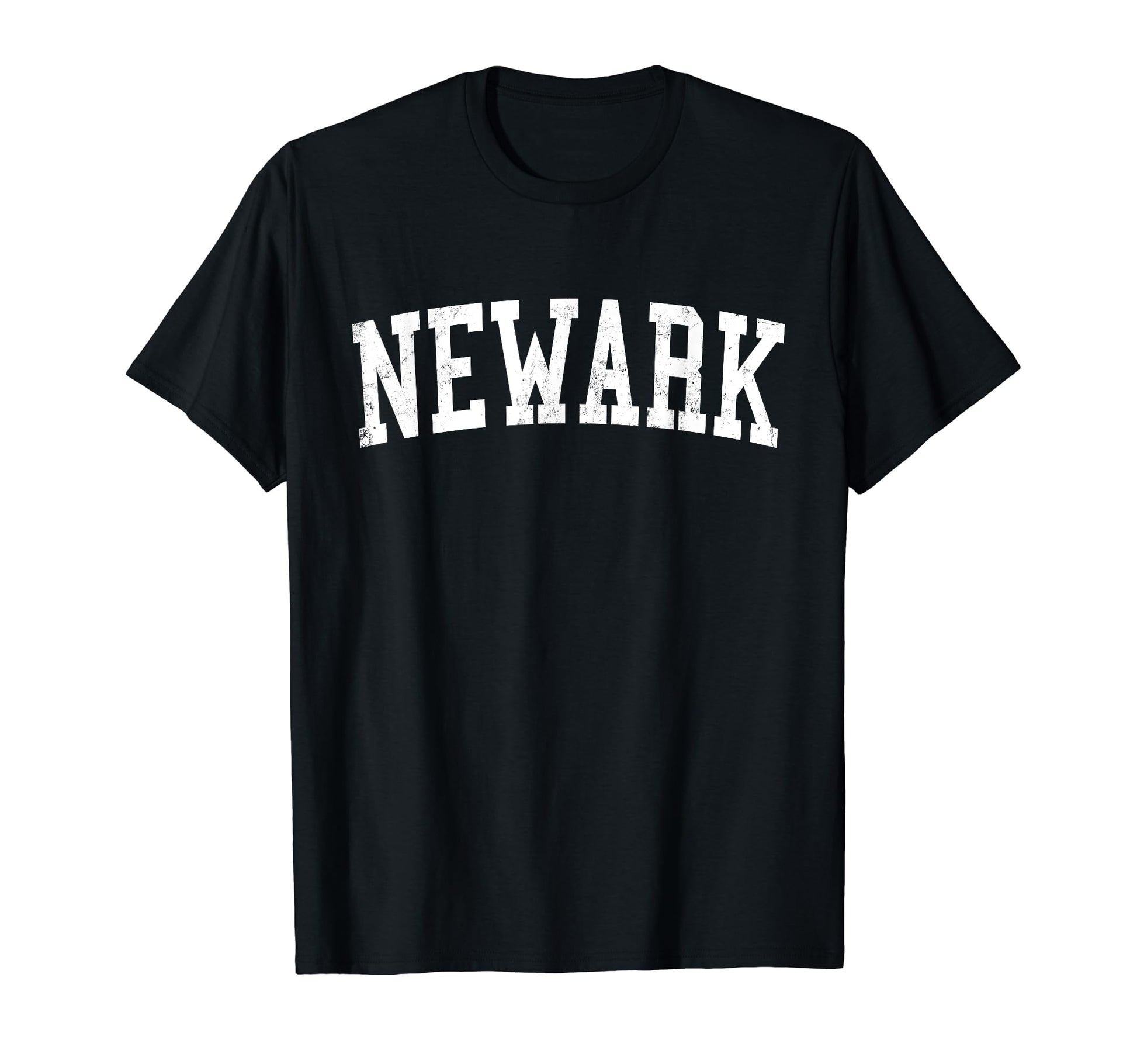 Newark Ca Distressed White Varsity T-Shirt - Casual Everyday Wear Men Women - T-Shirt, Sweatshirt, Hoodie