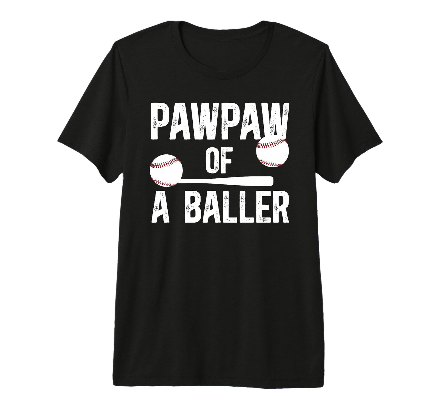 Mens Pawpaw Baller Baseball Pawpaw T-Shirt - Unique Graphic Unisex - T-Shirt, Sweatshirt, Hoodie