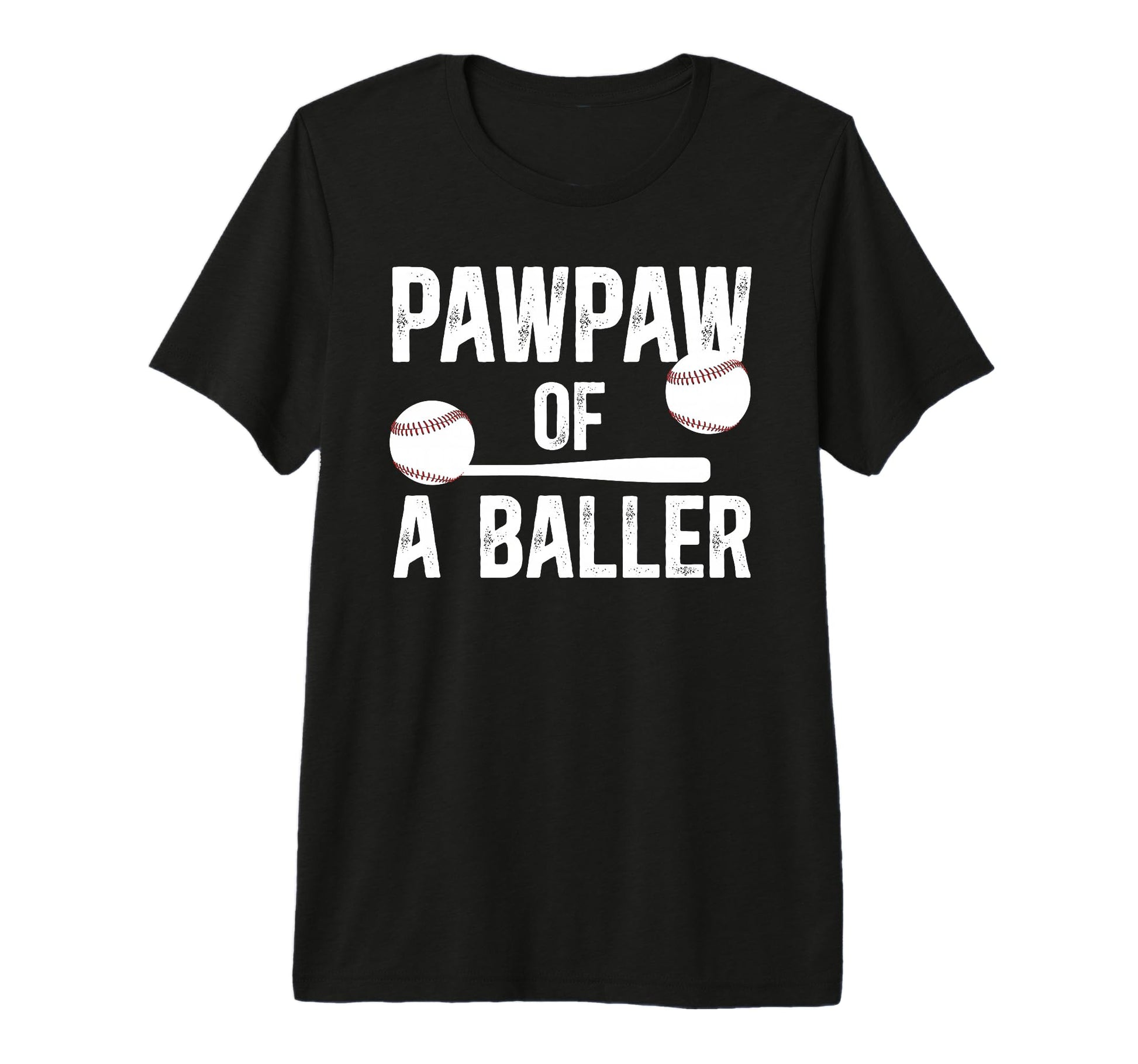 Mens Pawpaw Baller Baseball Pawpaw T-Shirt - Unique Graphic Unisex - T-Shirt, Sweatshirt, Hoodie
