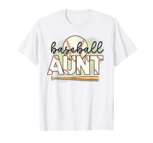Baseball Aunt Is Baseball Fan Is T-Shirt - Streetwear Style for Adults - T-Shirt, Sweatshirt, Hoodie
