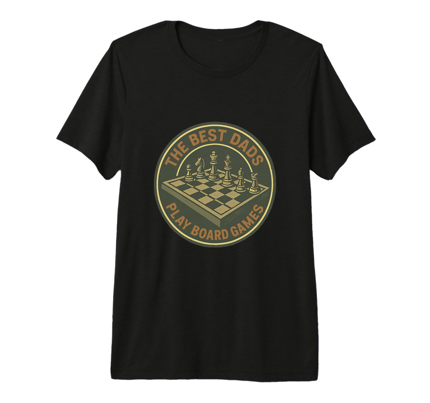 Mens Board Game Dad Chess Daddy Board Gamer T-Shirt - Graphic Print Unisex - T-Shirt, Sweatshirt, Hoodie
