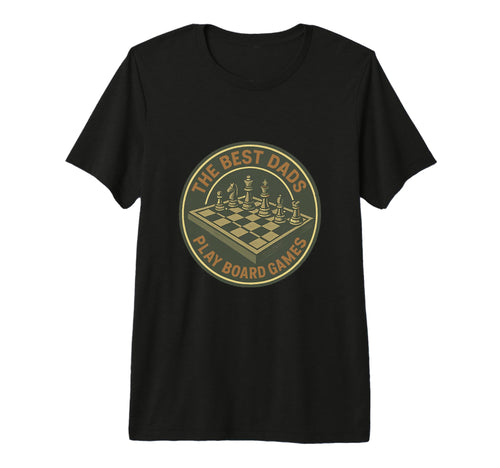 Mens Board Game Dad Chess Daddy Board Gamer T-Shirt - Graphic Print Unisex - T-Shirt, Sweatshirt, Hoodie
