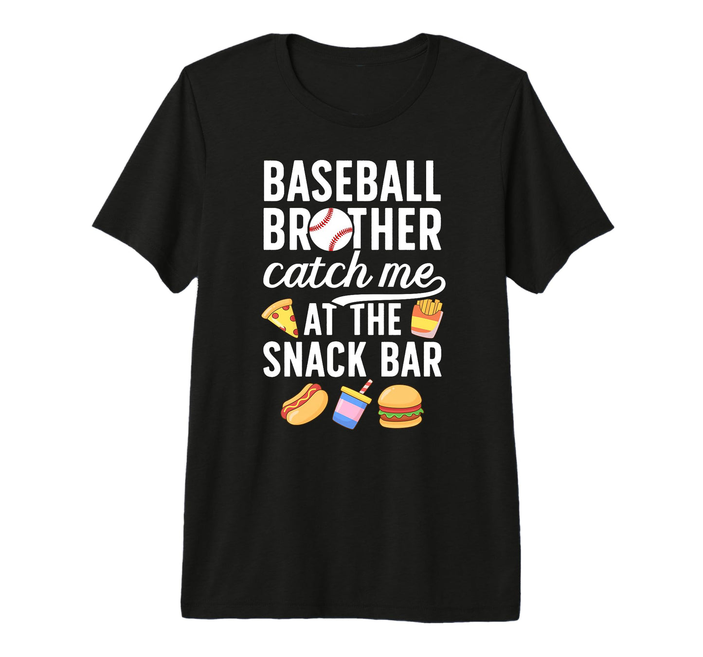 Baseball Brother Funny Brother Baseball T-Shirt - Graphic Print Unisex - T-Shirt, Sweatshirt, Hoodie