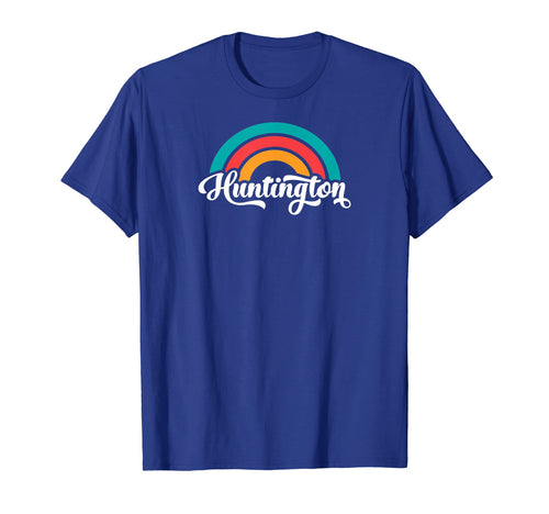 Huntington Wv Script Rainbow T-Shirt - Aesthetic Graphic for Adults - T-Shirt, Sweatshirt, Hoodie