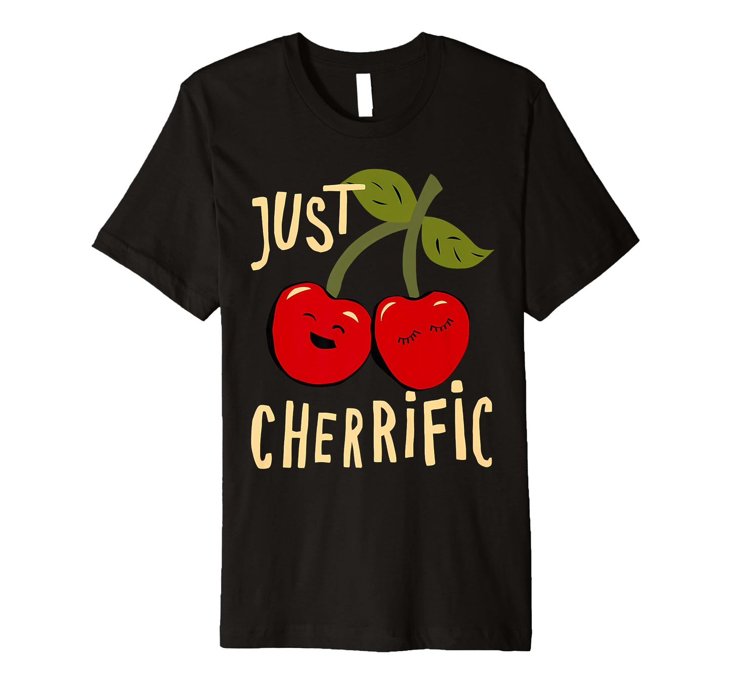Just Cherrific Cherry Red Aesthetic T-Shirt - Custom Art Print for Adults - T-Shirt, Sweatshirt, Hoodie