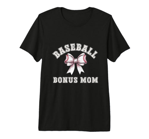 Coquette Baseball Bonus Mom Bow Game T-Shirt - Graphic Print for Adults - T-Shirt, Sweatshirt, Hoodie