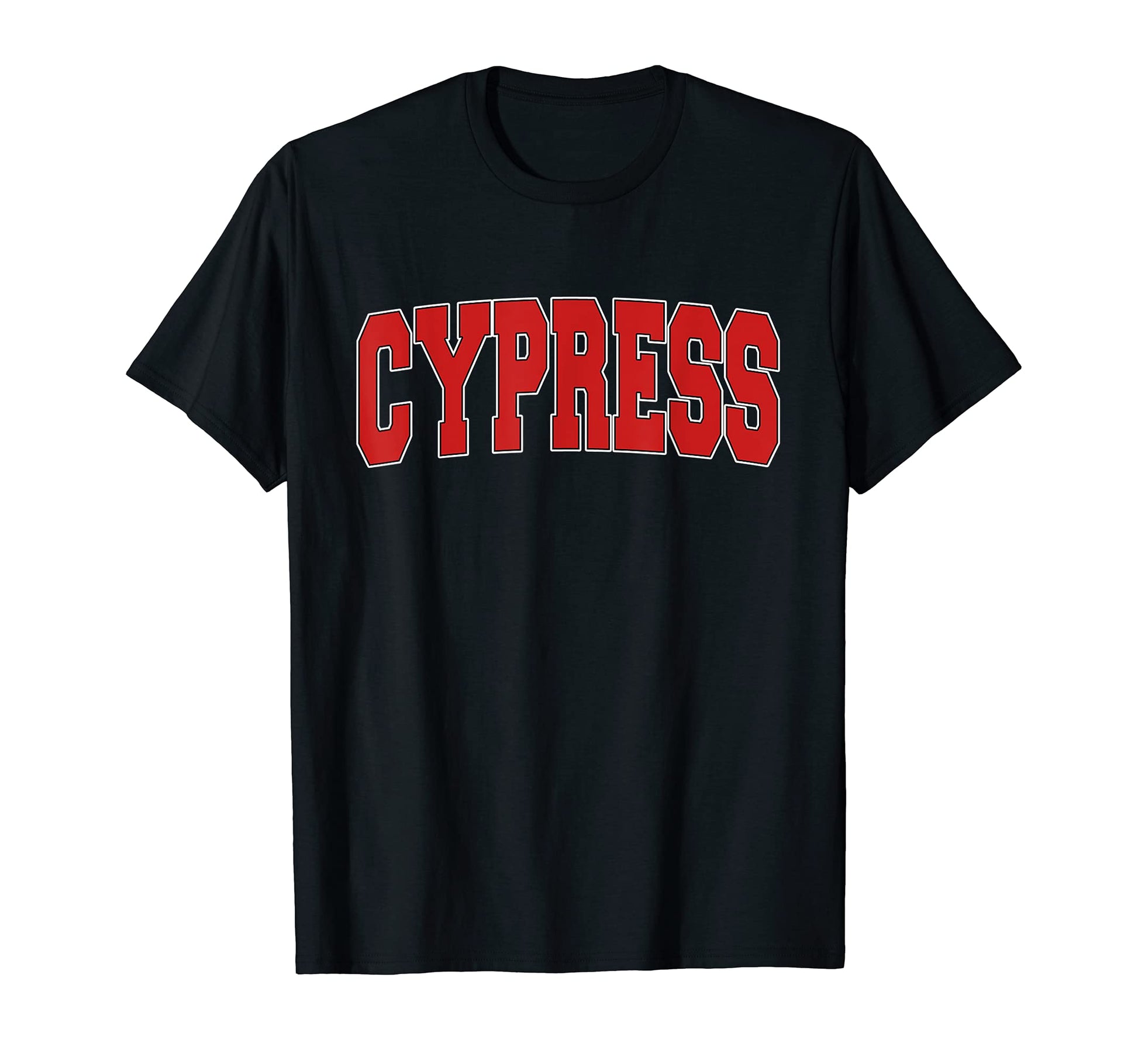 Cypress Ca California Varsity Usa T-Shirt - Fun Novelty Design for Adults - T-Shirt, Sweatshirt, Hoodie