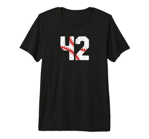 Baseball Player Jersey Number 42 42 Proud T-Shirt - Graphic Print Unisex - T-Shirt, Sweatshirt, Hoodie
