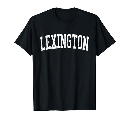 Lexington Ky Distressed White Varsity T-Shirt - Graphic Print Unisex - T-Shirt, Sweatshirt, Hoodie
