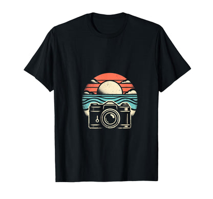 Sunset Camera Hoodie - Aesthetic Graphic for Adults - T-Shirt, Sweatshirt, Hoodie