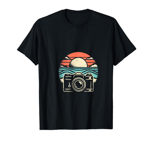 Sunset Camera Hoodie - Aesthetic Graphic for Adults - T-Shirt, Sweatshirt, Hoodie