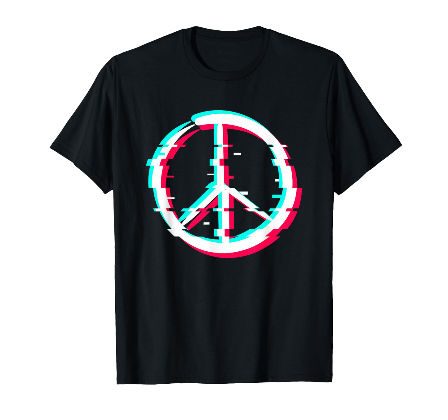 Peace Sign Hippie 80S 90S Vaporwave T-Shirt - Streetwear Style Men Women - T-Shirt, Sweatshirt, Hoodie