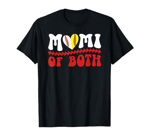 Mimi Both Groovy Baseball Softball T-Shirt - Trendy Graphic for Adults - T-Shirt, Sweatshirt, Hoodie