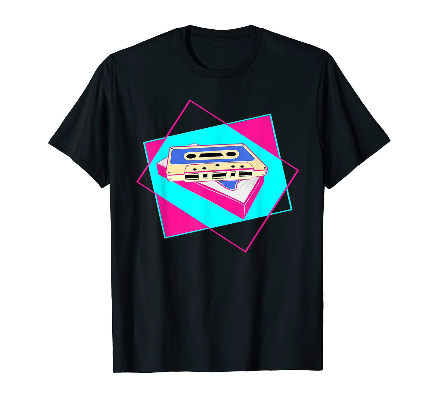 80S Music Cassette Vaporwave Aesthetic T-Shirt - Minimalist Print Unisex - T-Shirt, Sweatshirt, Hoodie