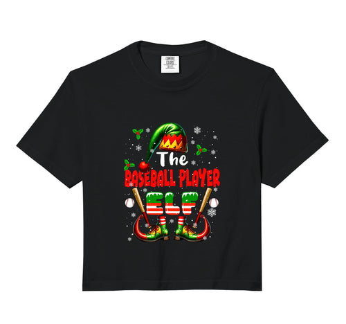 Baseball Player Elf Job Team Matching Sweatshirt - Graphic Print Men Women - T-Shirt, Sweatshirt, Hoodie