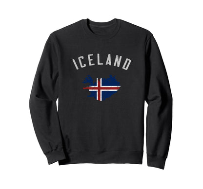 Varsity Iceland Sweatshirt - Casual Everyday Wear for Adults - T-Shirt, Sweatshirt, Hoodie