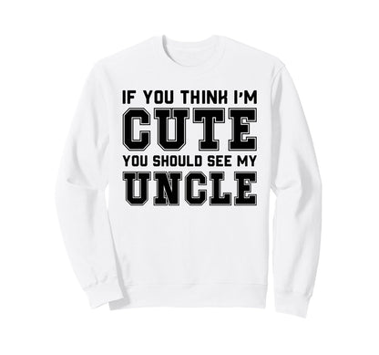 Uncle Funny Family Sweatshirt - Custom Art Print Unisex - T-Shirt, Sweatshirt, Hoodie
