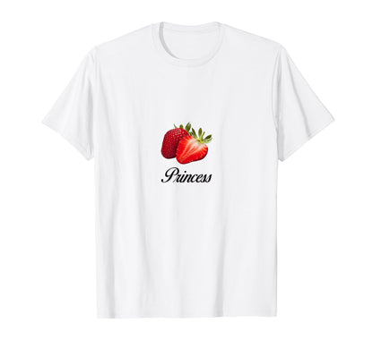 Princess Coquette Strawberry T-Shirt - Casual Everyday Wear Men Women - T-Shirt, Sweatshirt, Hoodie