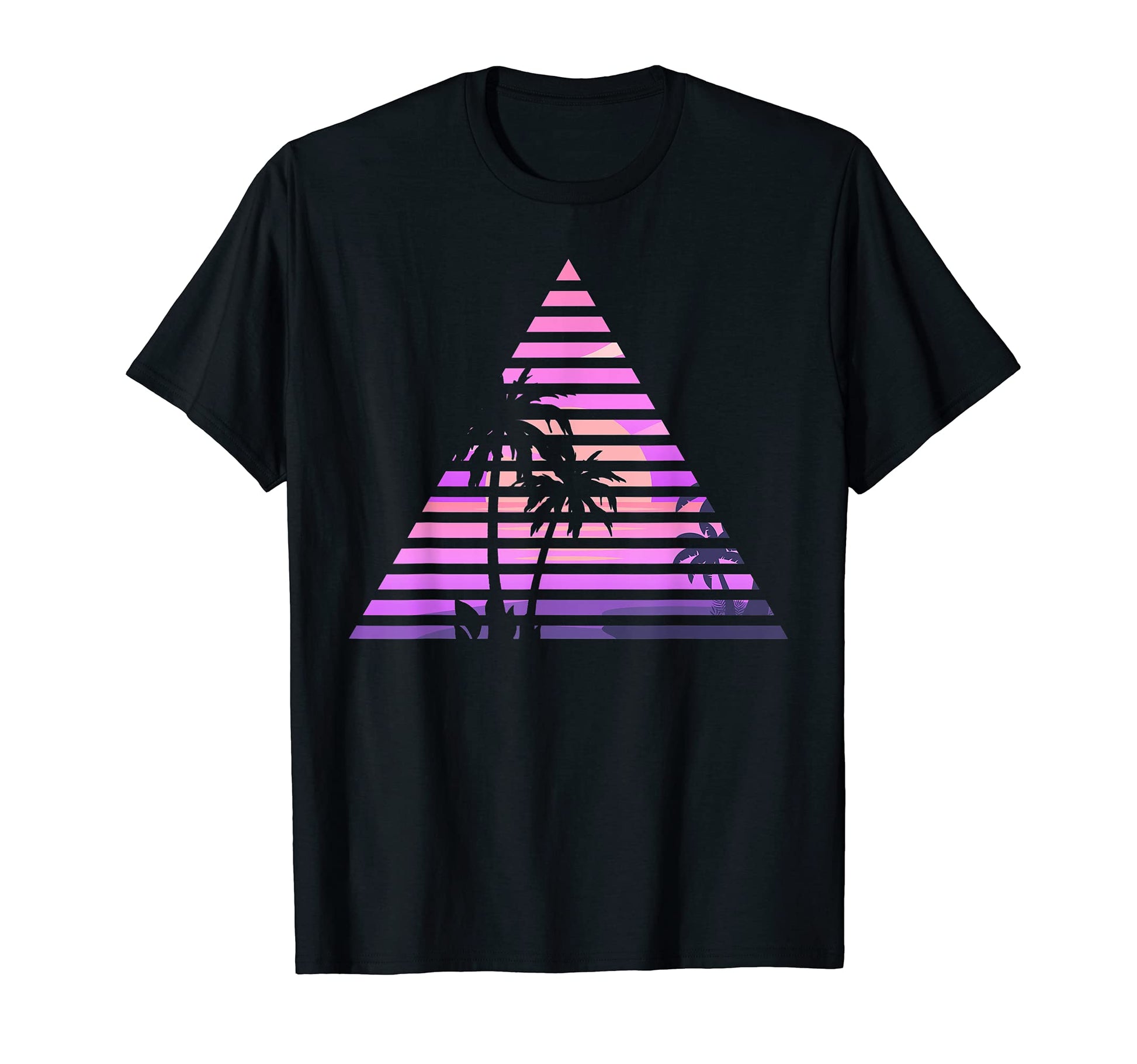 Palm Tree 90S Vaporwave Aesthetic 80S Art T-Shirt - Graphic Print Unisex - T-Shirt, Sweatshirt, Hoodie