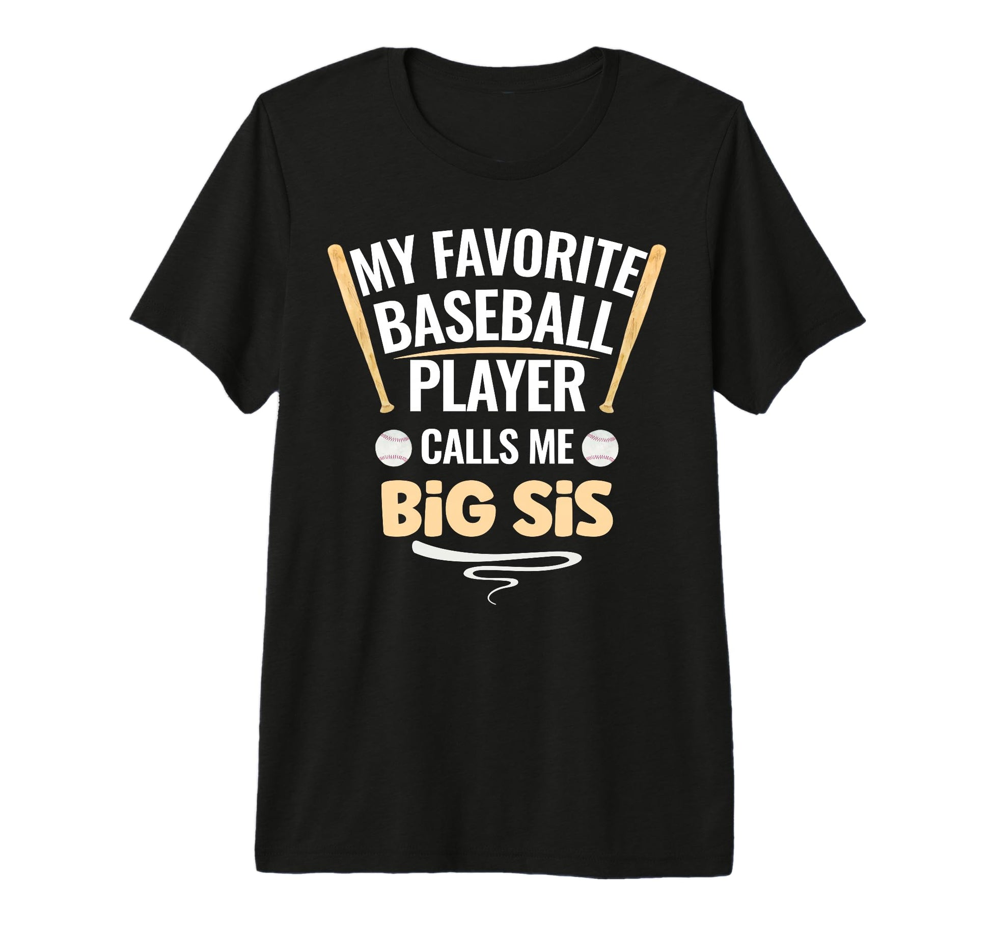 My Favorite Baseball Player Calls Me Big T-Shirt - Custom Art Print Unisex - T-Shirt, Sweatshirt, Hoodie