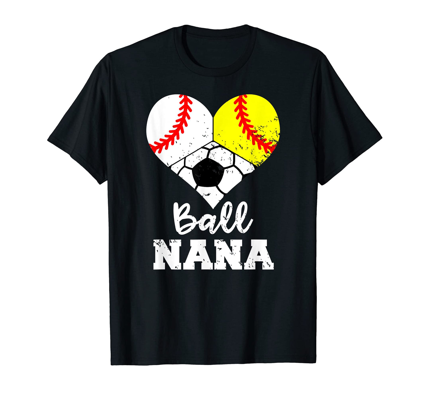 Ball Nana Funny Baseball Softball T-Shirt - Streetwear Style for Adults - T-Shirt, Sweatshirt, Hoodie