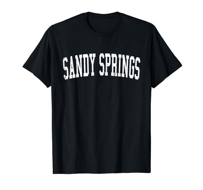 Sandy Ut Distressed White Varsity T-Shirt - Minimalist Print Men Women - T-Shirt, Sweatshirt, Hoodie