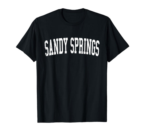Sandy Ut Distressed White Varsity T-Shirt - Minimalist Print Men Women - T-Shirt, Sweatshirt, Hoodie