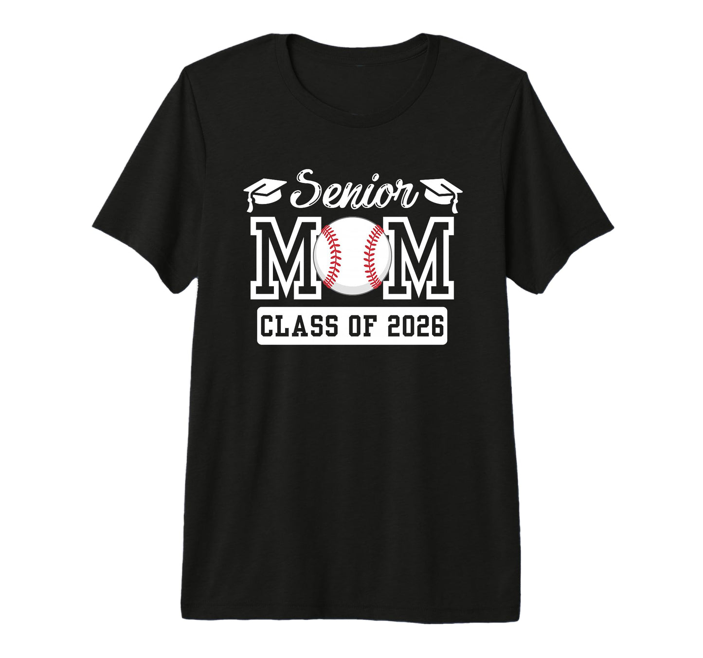 Senior Mom Class 2026 Mother Grad T-Shirt - Novelty Apparel for Adults - T-Shirt, Sweatshirt, Hoodie