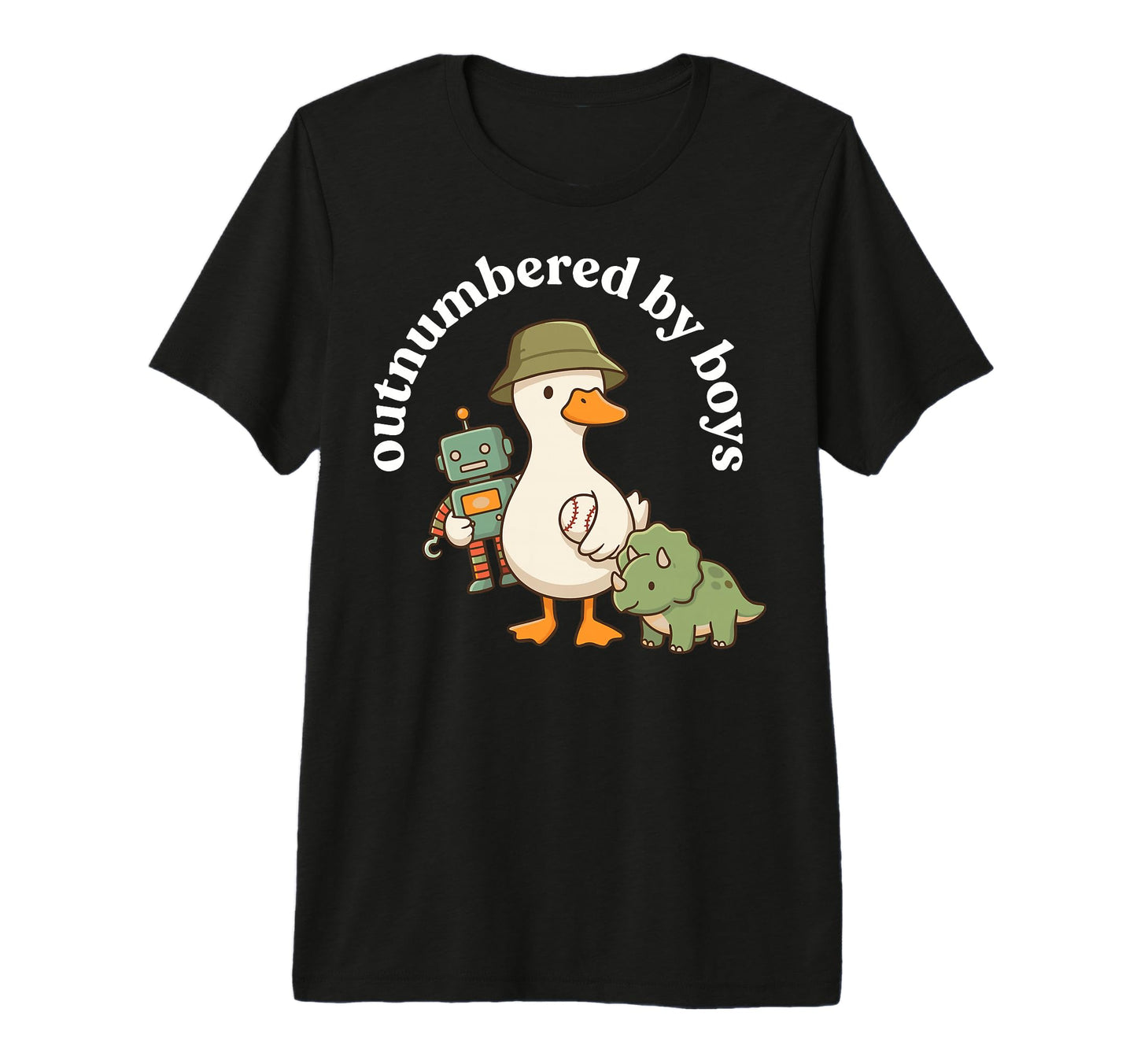 Outnumbered Funny Mom Mama Mom Life Tri T-Shirt - Trendy Graphic Men Women - T-Shirt, Sweatshirt, Hoodie
