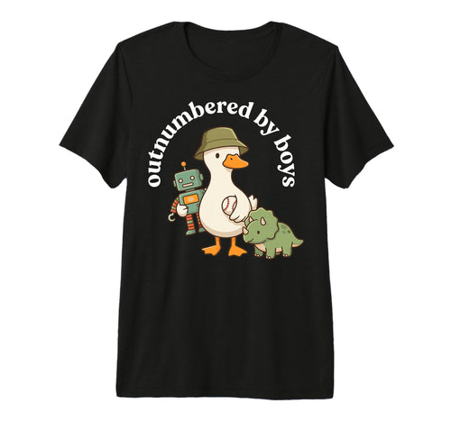 Outnumbered Funny Mom Mama Mom Life Tri T-Shirt - Trendy Graphic Men Women - T-Shirt, Sweatshirt, Hoodie