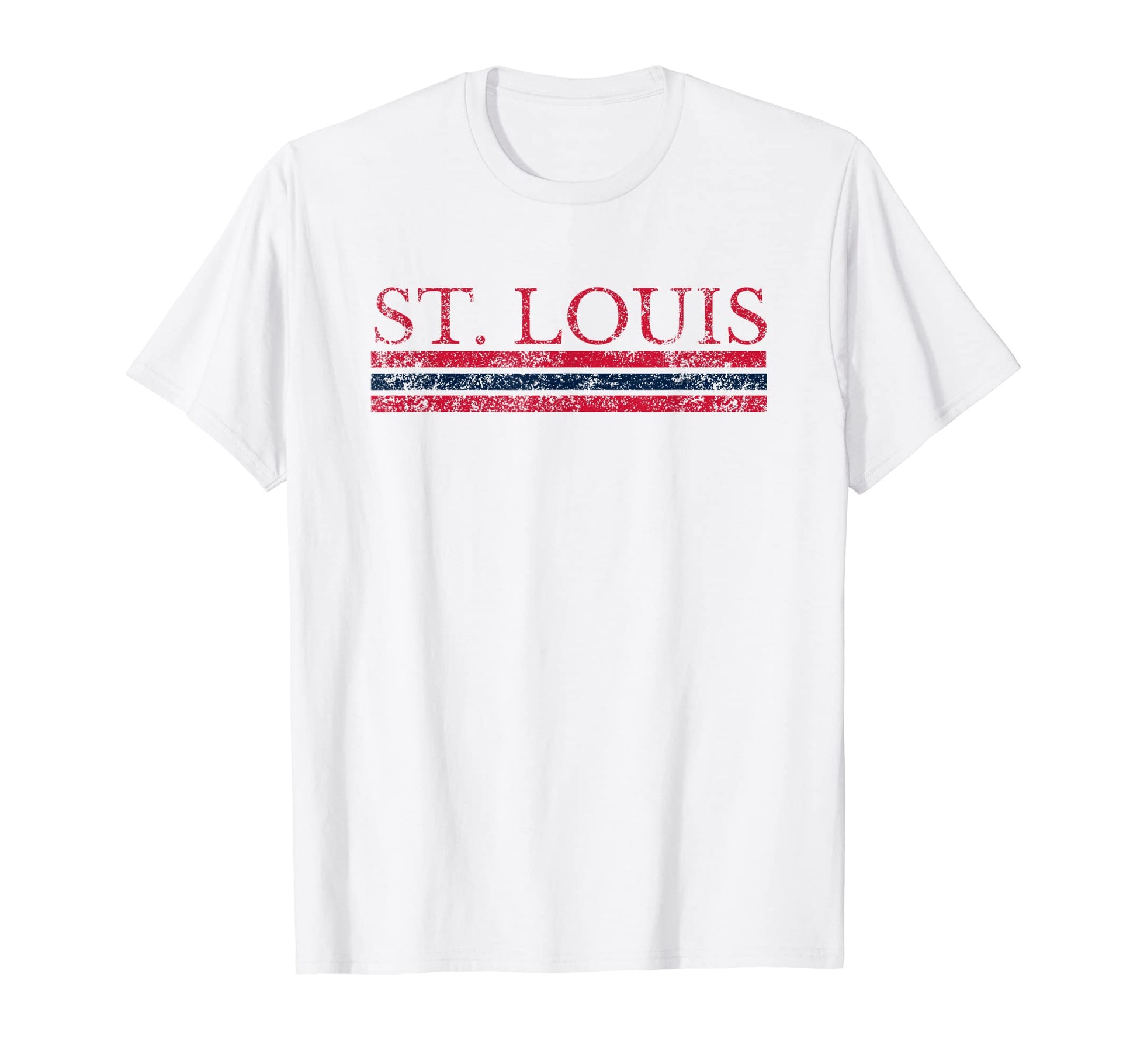 St Louis Missouri Weathered Stripe T-Shirt - Unique Graphic Men Women - T-Shirt, Sweatshirt, Hoodie