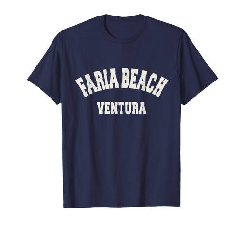 Faria Beach California Varsity T-Shirt - Custom Art Print for Adults - T-Shirt, Sweatshirt, Hoodie