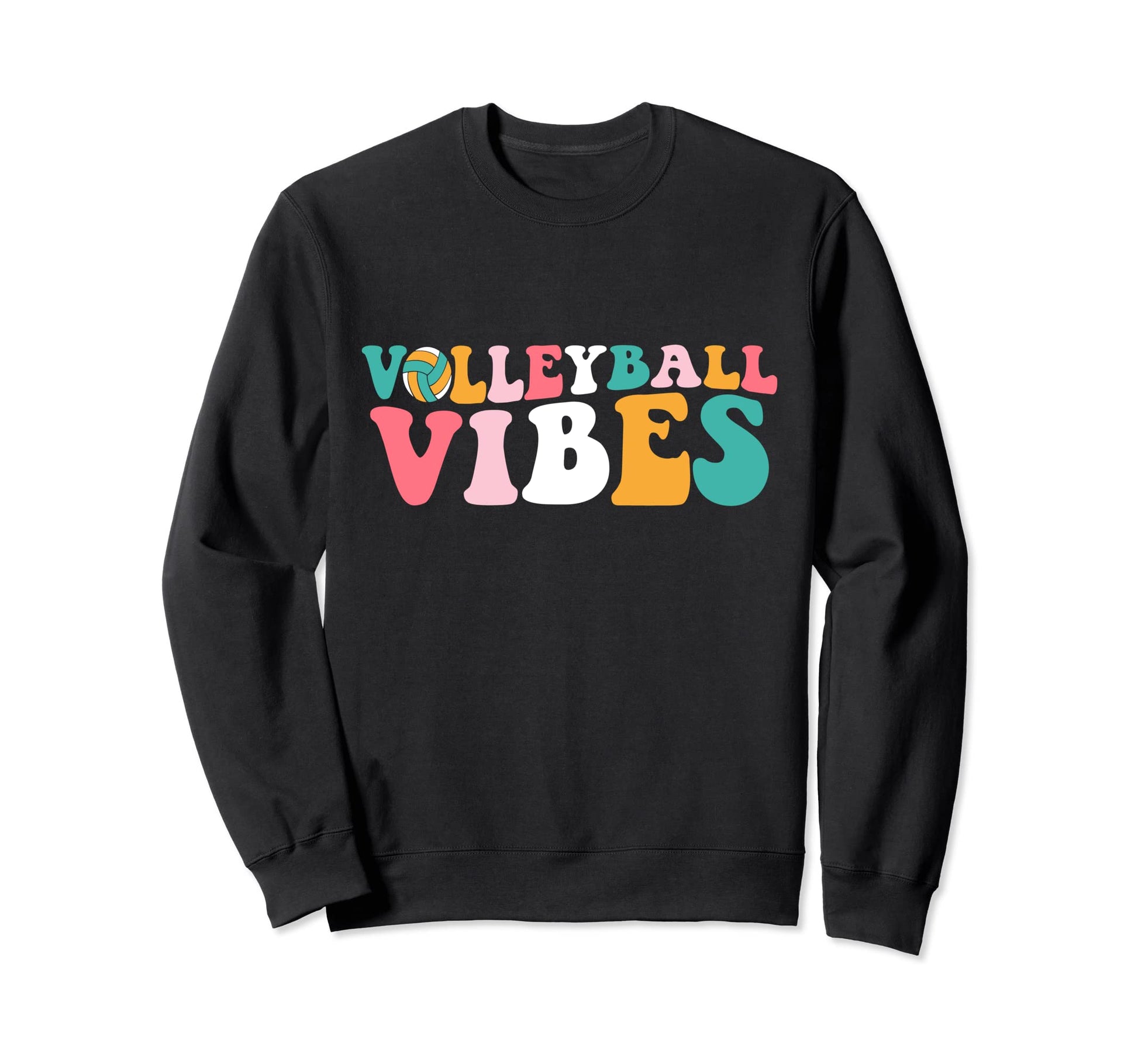 Volleyball Vibes Game Day Volleyball Sweatshirt - Aesthetic Graphic Unisex - T-Shirt, Sweatshirt, Hoodie