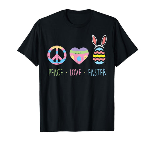 Peace Sign Love Heart Easter Egg T-Shirt - Aesthetic Graphic for Adults - T-Shirt, Sweatshirt, Hoodie