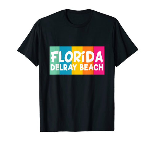 Delray Beach Fl Unique Stripes Delray T-Shirt - Minimalist Print Unisex - T-Shirt, Sweatshirt, Hoodie