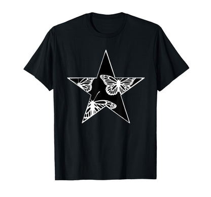 Star Stencil Graffiti Art Emo Egirl T-Shirt - Aesthetic Graphic for Adults - T-Shirt, Sweatshirt, Hoodie