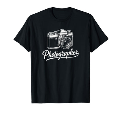 Analog Slr Camera Photographer Film T-Shirt - Custom Art Print Men Women - T-Shirt, Sweatshirt, Hoodie